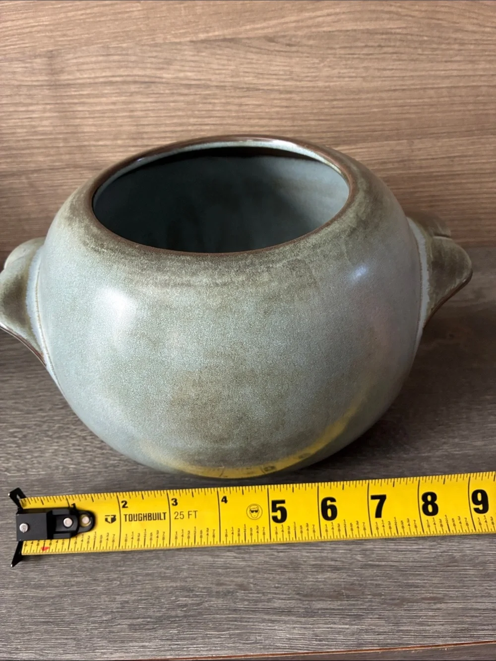 Frankoma Prairie Blue, 4W Bean Pot or Casserole Dish NO LID